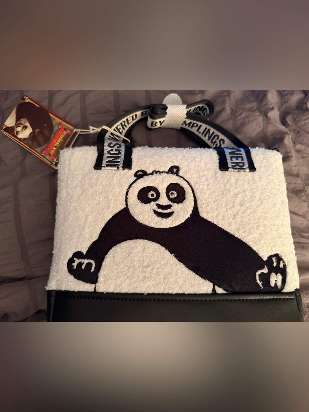 Kung Fu Panda P Sherpa Mini Loungefly tote bag